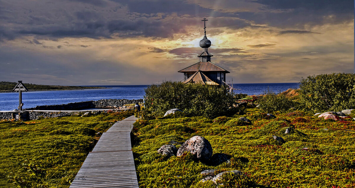 Соловки.  Заяцкий остров.Церковь Андрея Первозванного. - Тамара Бучарская