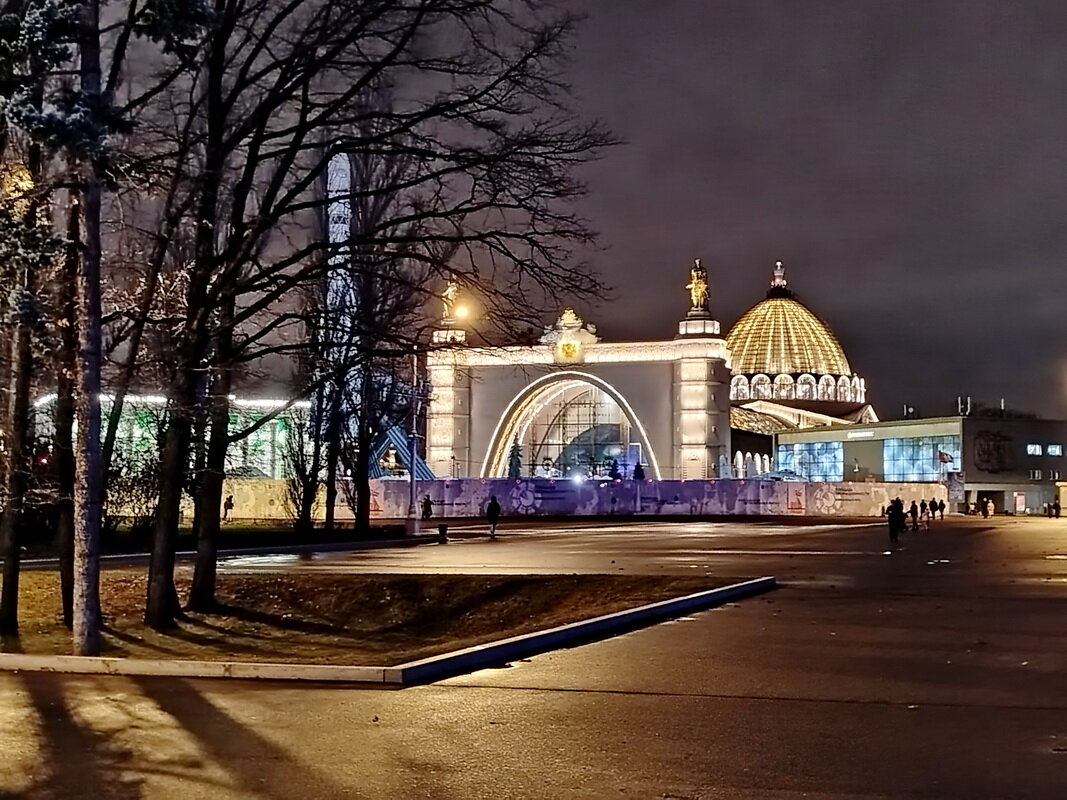 ВДНХ вечером - Александр Чеботарь