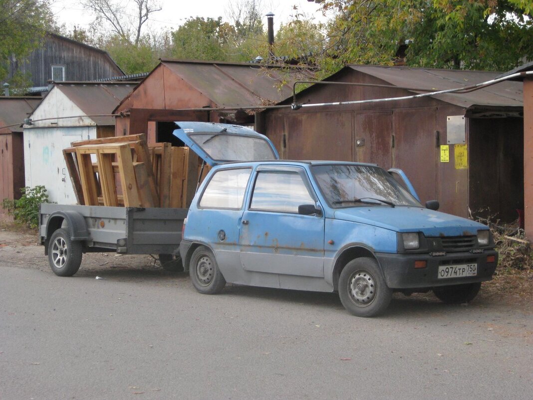 "Ока" голубая с прицепом - Дмитрий Никитин "Ока" голубая с прицепом - Дмитрий Никитин