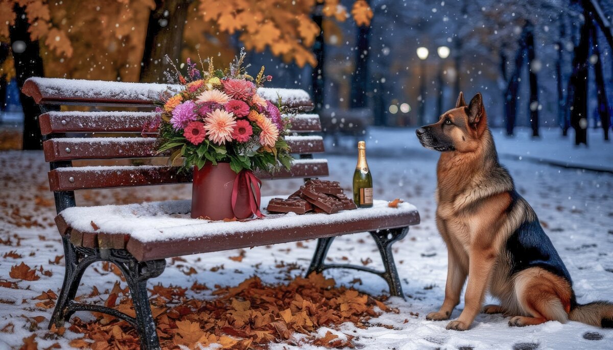 Встреча  ... Осени  с  Зимой ... - Ravile 