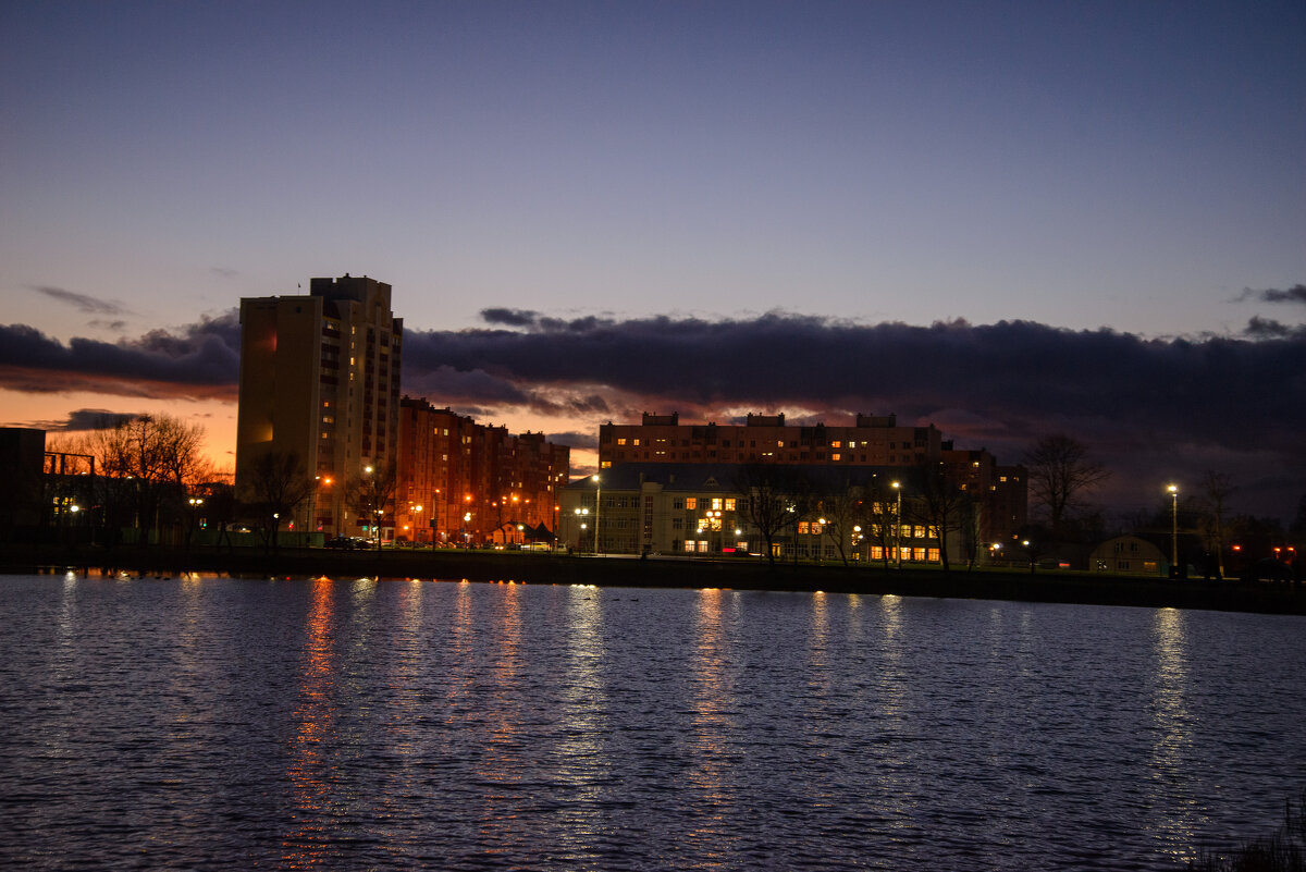 закат на озере - Андрей Сосновский