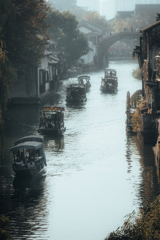 Нансюн - один из многочисленных городов на воде в восточном Китае - Дмитрий 