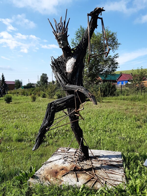 Парк бетонных скульптур в городе Свирске Иркутской области - Галина Минчук