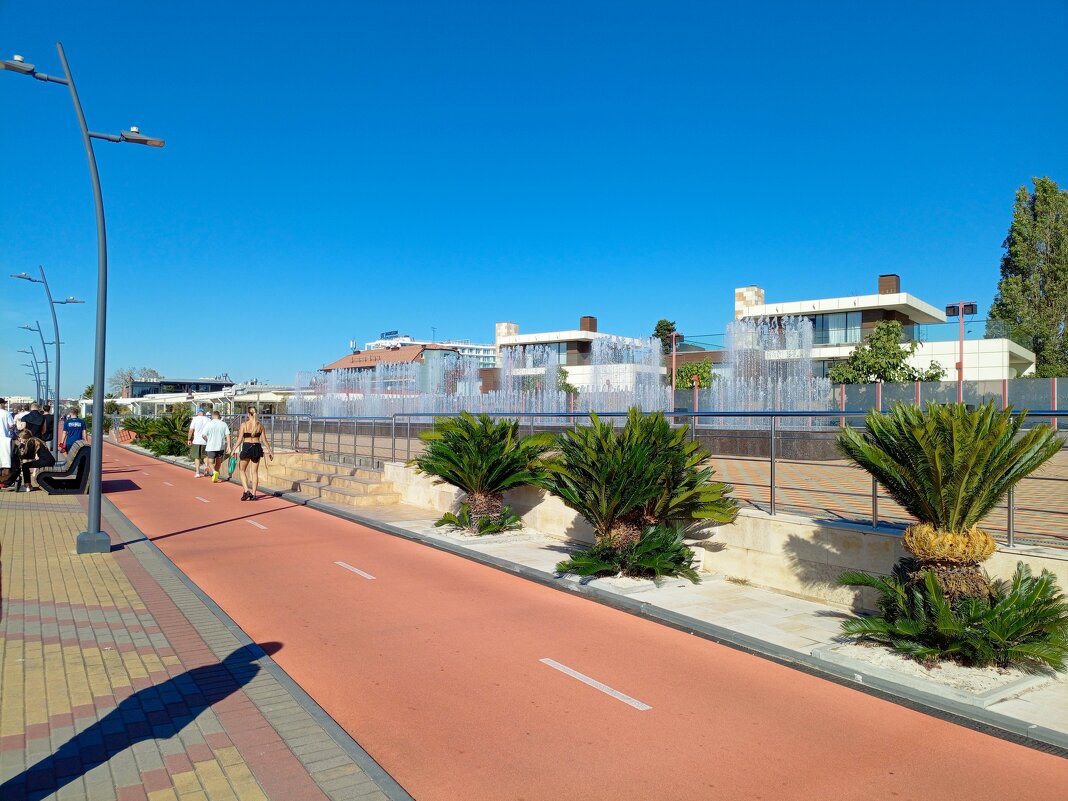 Адлер. Имеретинская (Олимпийская) набережная - Нина Бутко