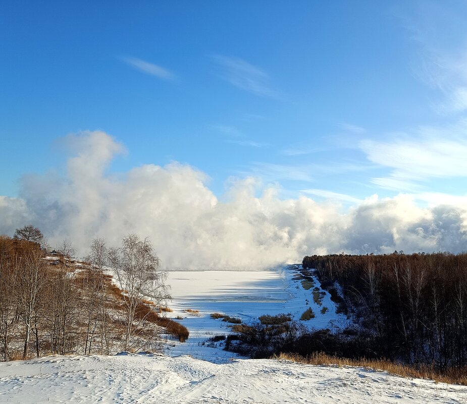 Залив парит, замерзает... 30° - Ирина * Залив парит, замерзает... 30° - Ирина *
