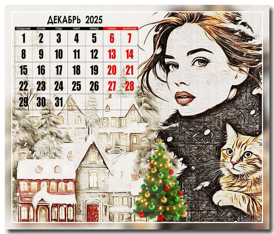 Декабрь* - Зинаида Бор 