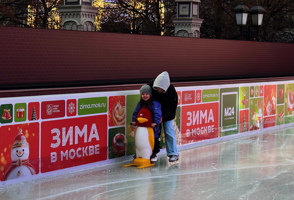 Лед, как синее стекло, скользко, весело, светло! - Татьяна Помогалова
