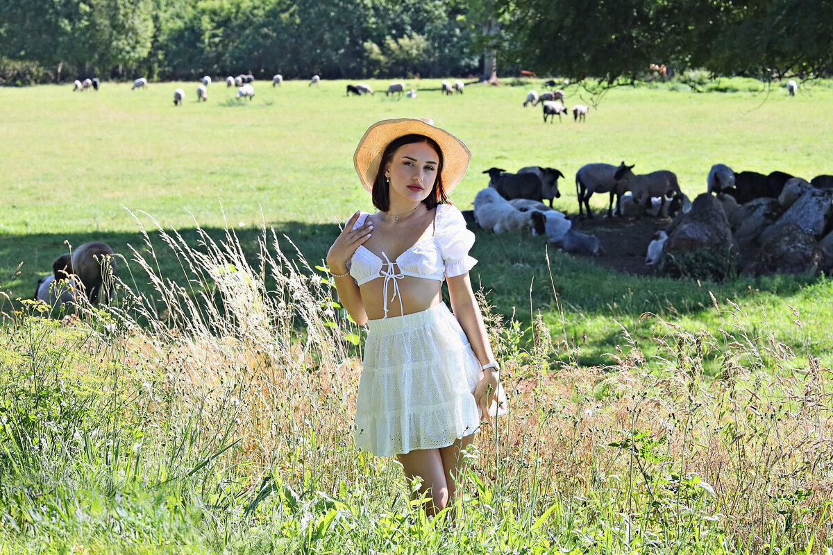 Пастораль: пастушка Настя и овечки (1) - Игорь Парв