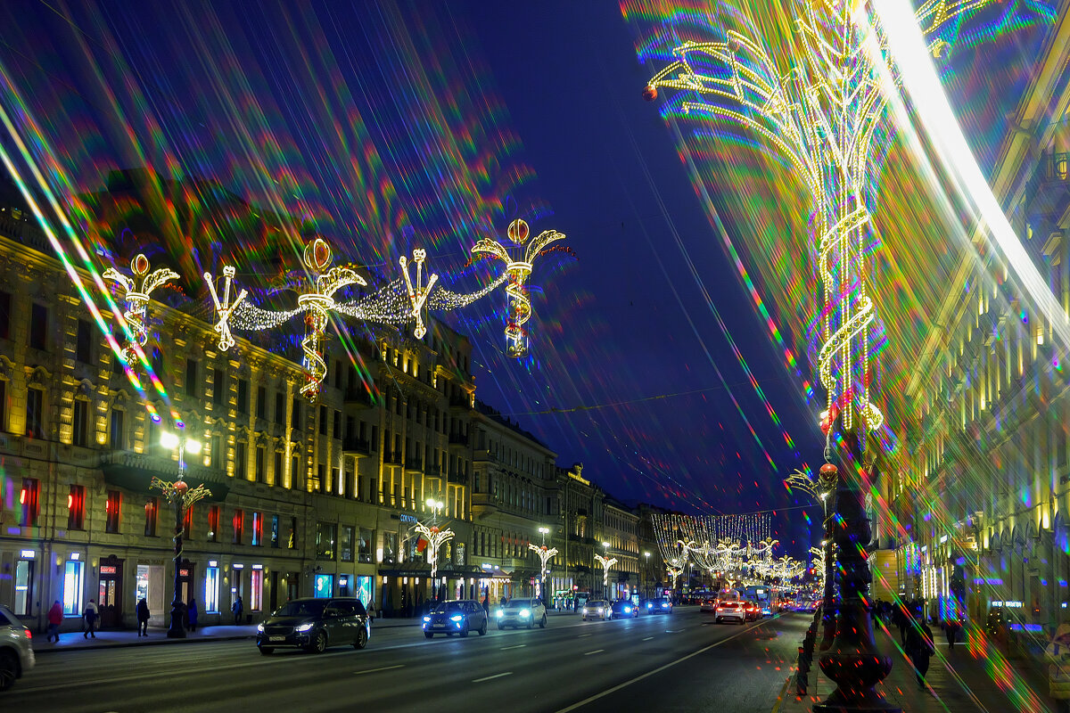 Новогодний Невский проспект - ВЛАДИМИР Новогодний Невский проспект - ВЛАДИМИР