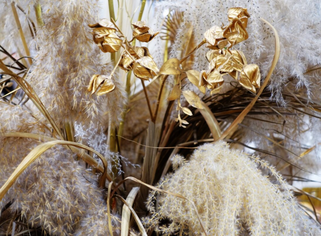 Букет с помпасной травой - Aida10 Букет с помпасной травой - Aida10