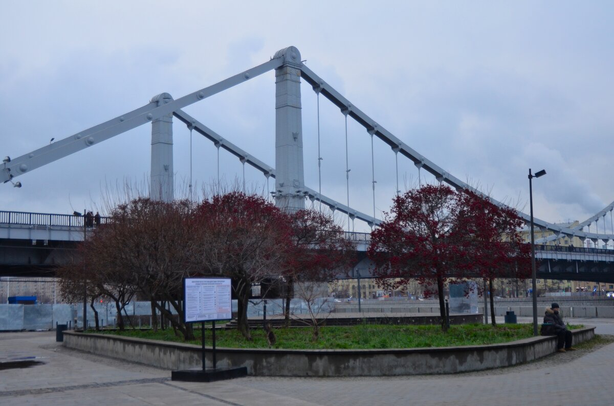 Крымский мост в Москве. Осень 2025 - Наталья Вязигина Крымский мост в Москве. Осень 2025 - Наталья Вязигина