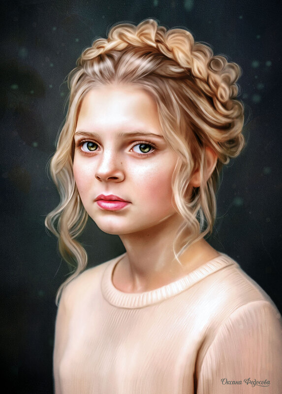 Плетёное золото волос. - Оксана Федосова