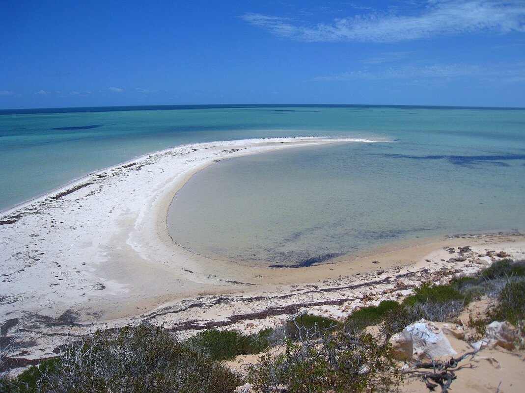 Песчаная коса в районе мыса Уэйл-Бон-Пойнт, Западная Австралия. - unix (Илья Утропов)