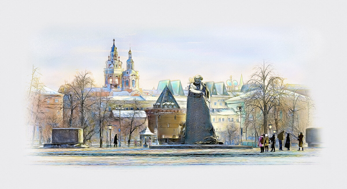 Москва. Площадь Революции. - В и т а л и й .... Л а б з о'в