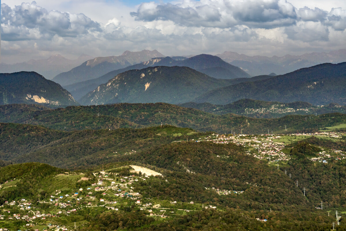 Сочи, вид с башни на горе Ахун - Игорь Сикорский Сочи, вид с башни на горе Ахун - Игорь Сикорский