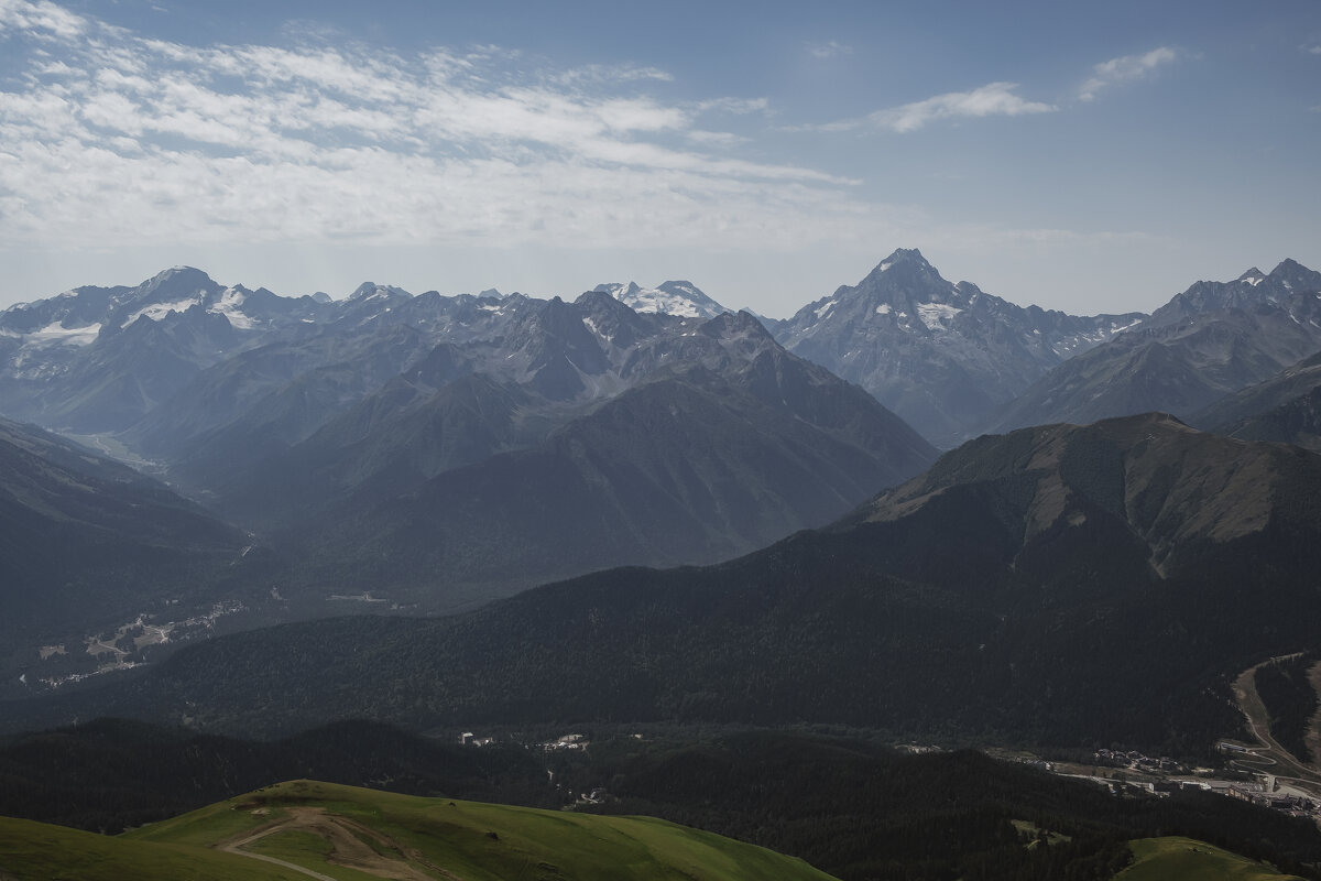 Кавказский хребет - Сергей Сабешкин Кавказский хребет - Сергей Сабешкин
