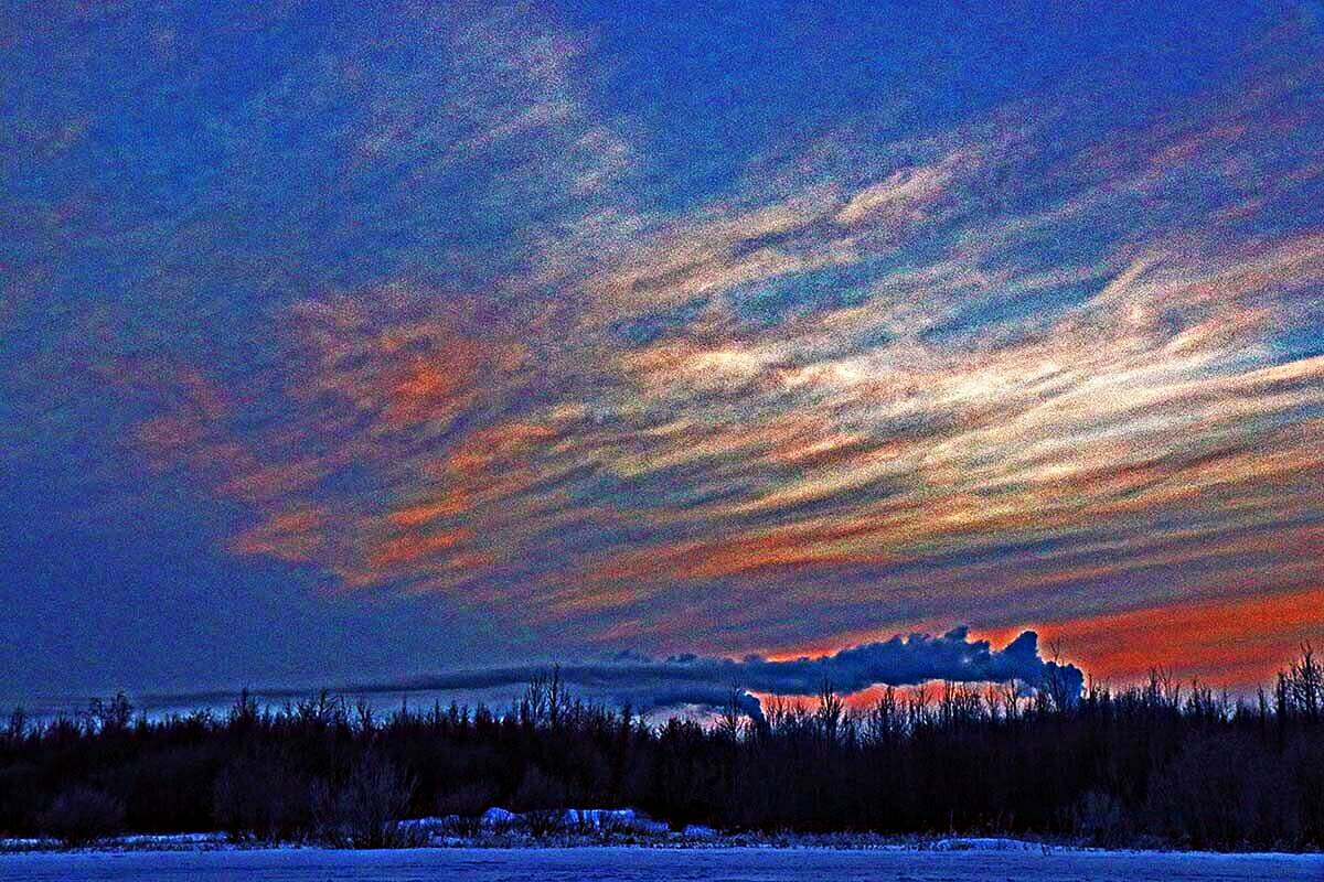 Январь...Морозный закат за городом! - Владимир 