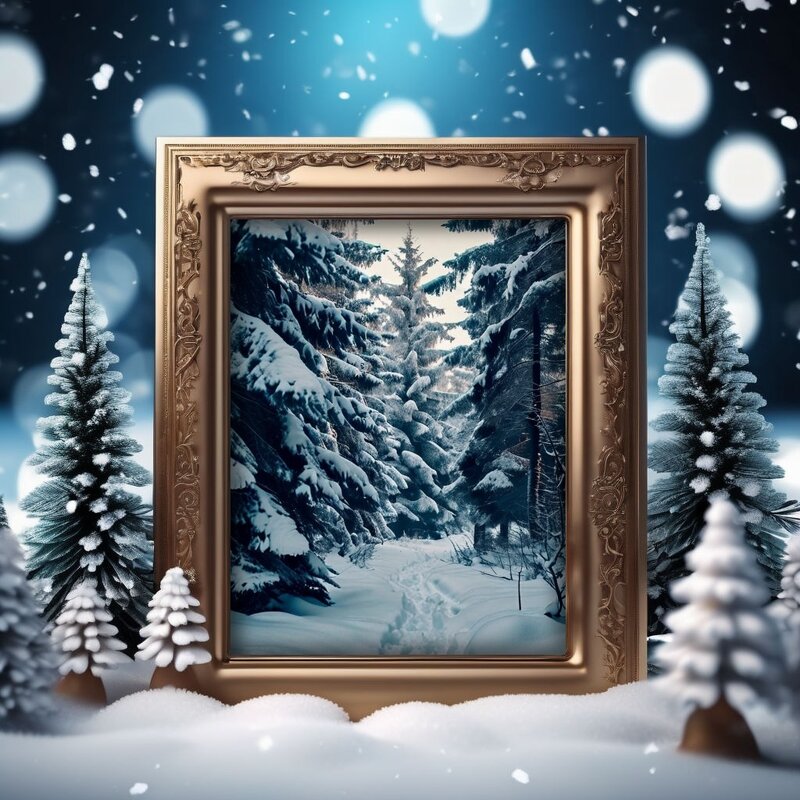 Заснеженные ёлки - Alisia La DEMA Заснеженные ёлки - Alisia La DEMA