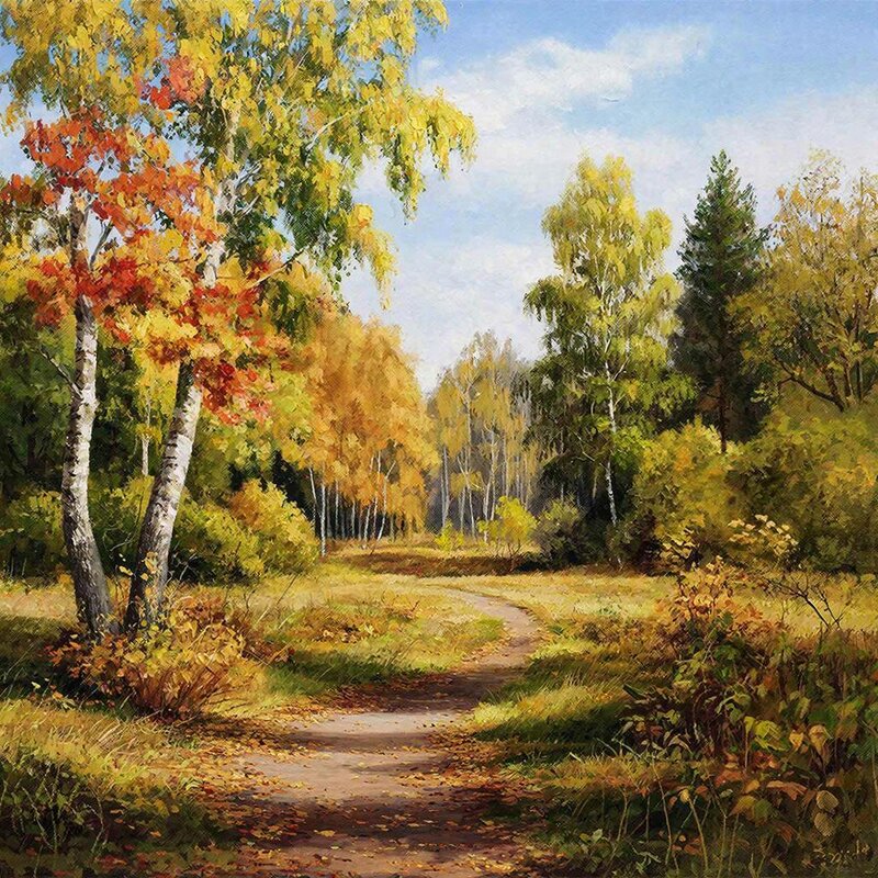 ЛЕСНОЙ ПЕЙЗАЖ - СЕРГЕЙ ФИЛОЧКИН