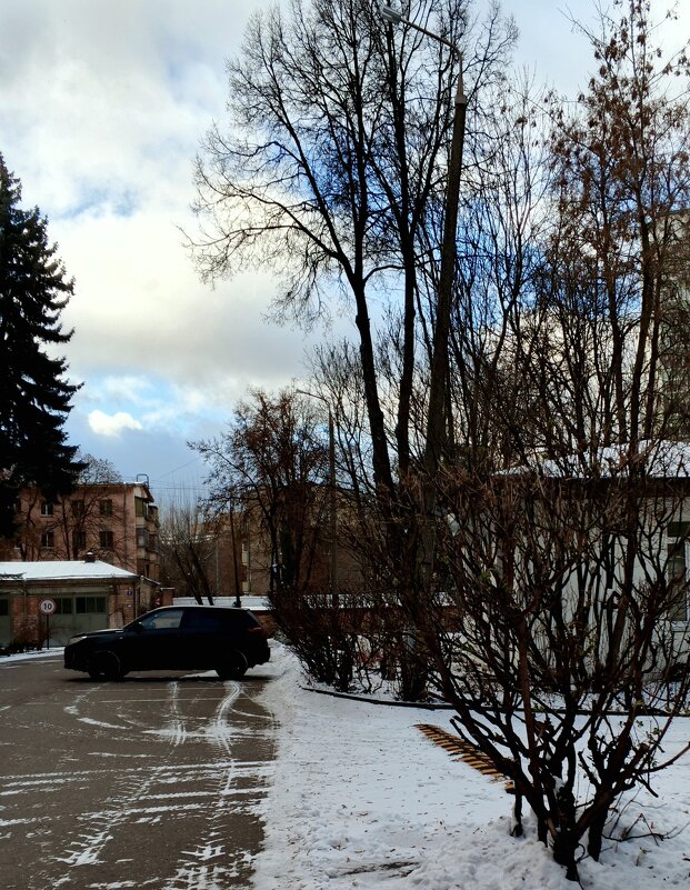 Зима заглянула в Москву. - Василий Палий