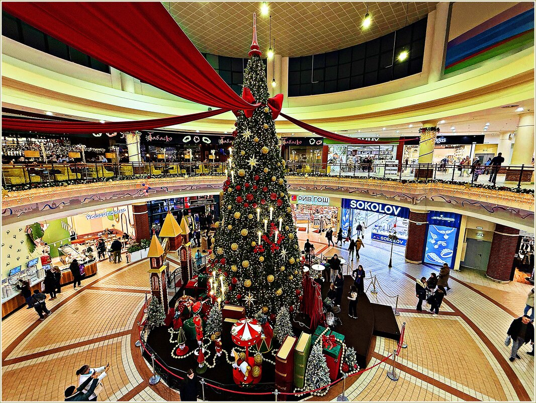 Ёлка в ТЦ Европа. - Валерия Комова