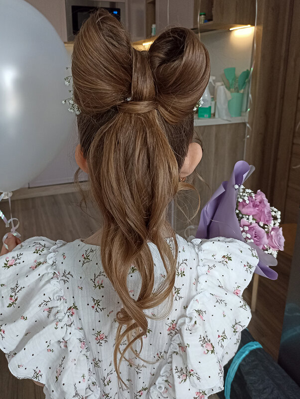 Моя внучка Маша с красивой причёской. - Лилия * Моя внучка Маша с красивой причёской. - Лилия *