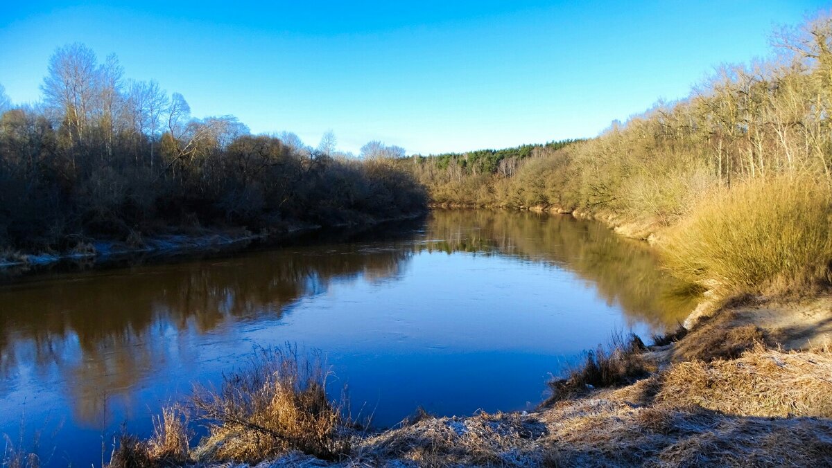 Днепр в середине декабря. - Милешкин Владимир Алексеевич Днепр в середине декабря. - Милешкин Владимир Алексеевич