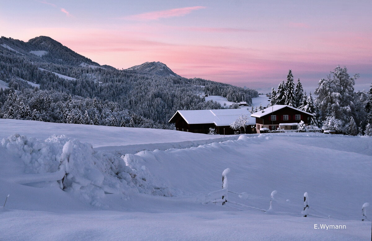 winter sunrise - Elena Wymann winter sunrise - Elena Wymann