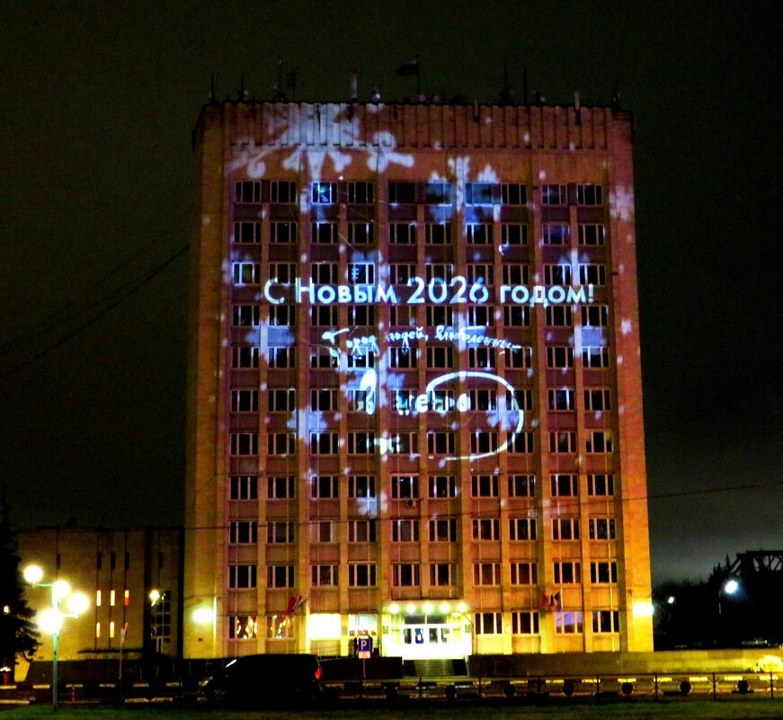 Новогодняя проекция - Андрей Снегерёв