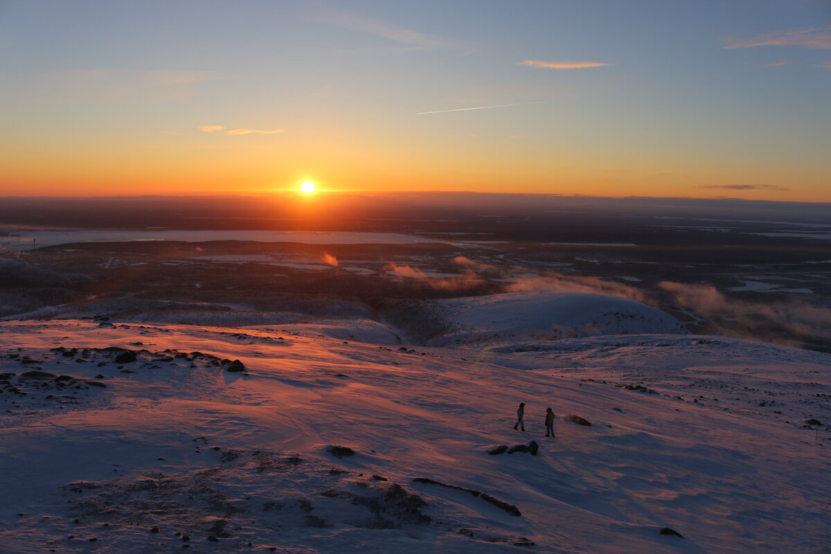 Зимний рассвет-закат в Хибинах - Ольга 