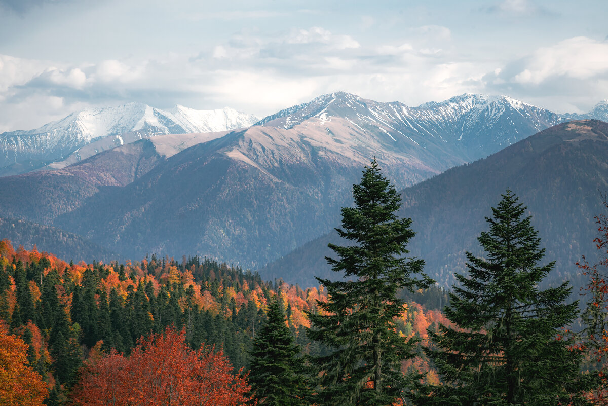 Золотая осень в Адыгее - Сергей Сабешкин