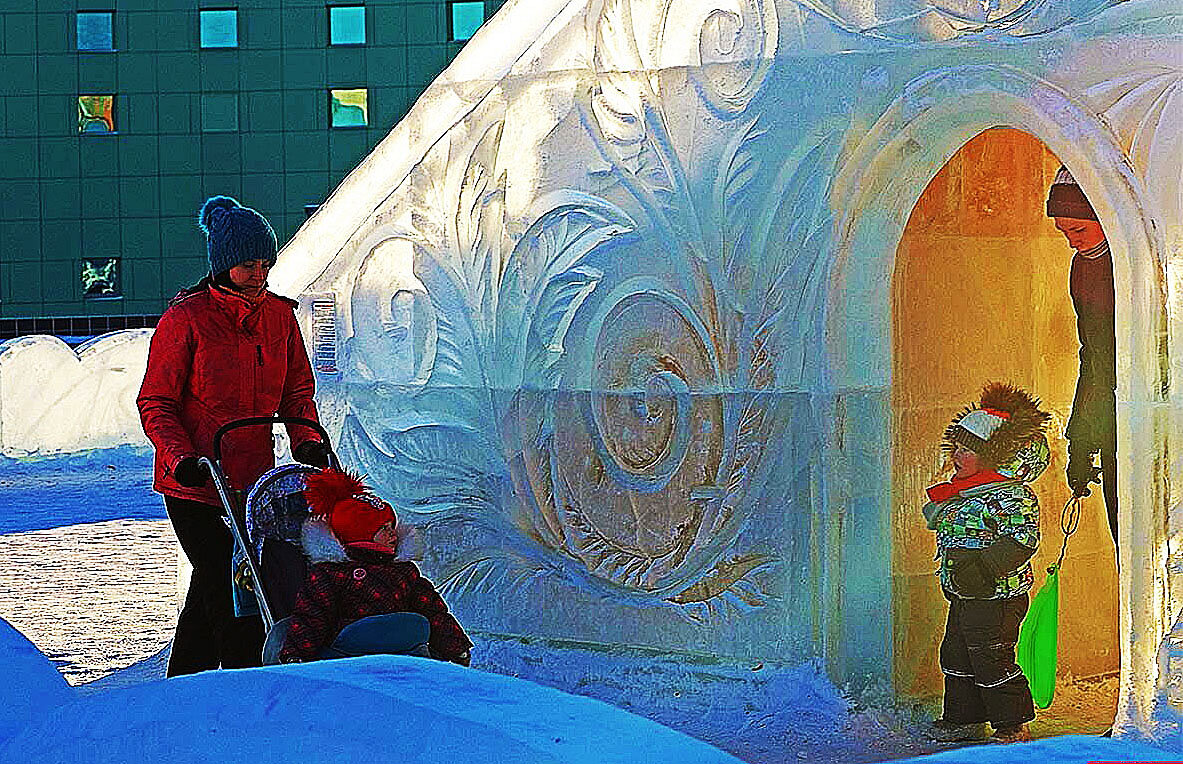 Январь...У ледяного дворца! - Владимир 