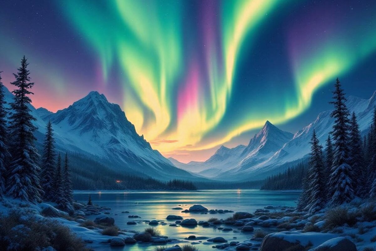 Северное сияние. - Татьяна Бравая