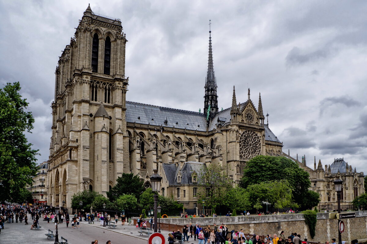 Нотр Дам де Пари со стороны реки.. - igor G. Нотр Дам де Пари со стороны реки.. - igor G.