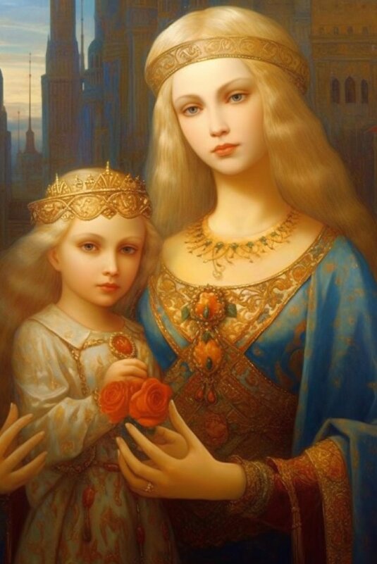 Нейро-картина Легенда - Екатерина Панова