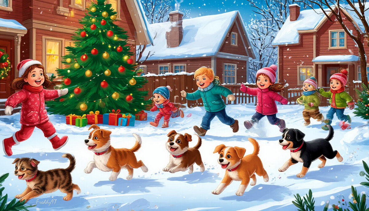 Зимние забавы - Freddy 97