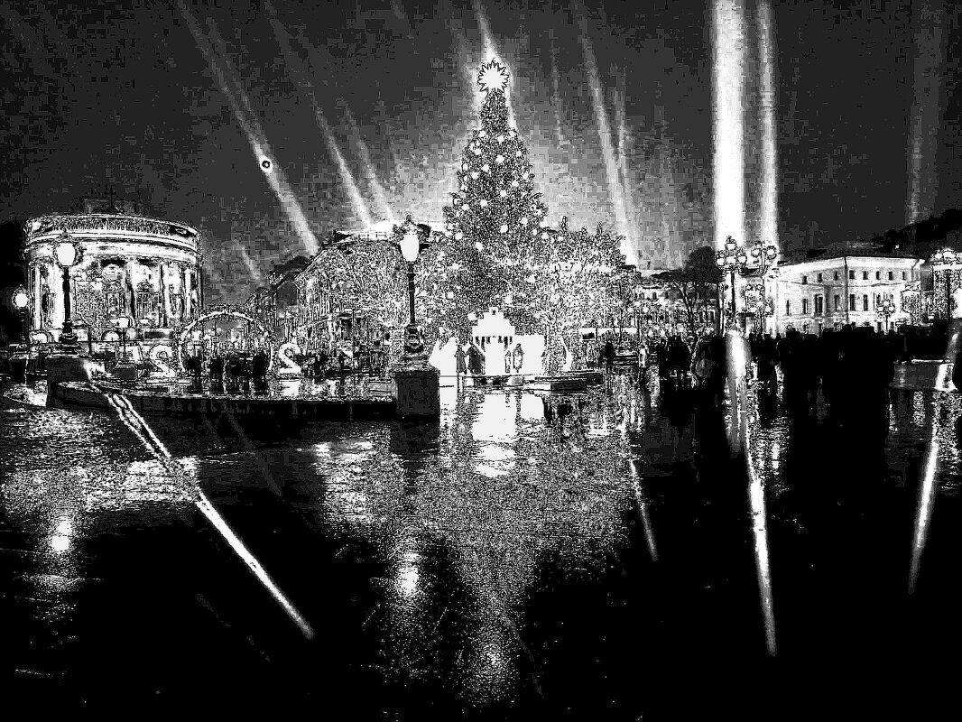 Москва встречает Новый год. - Юрий Журавлев