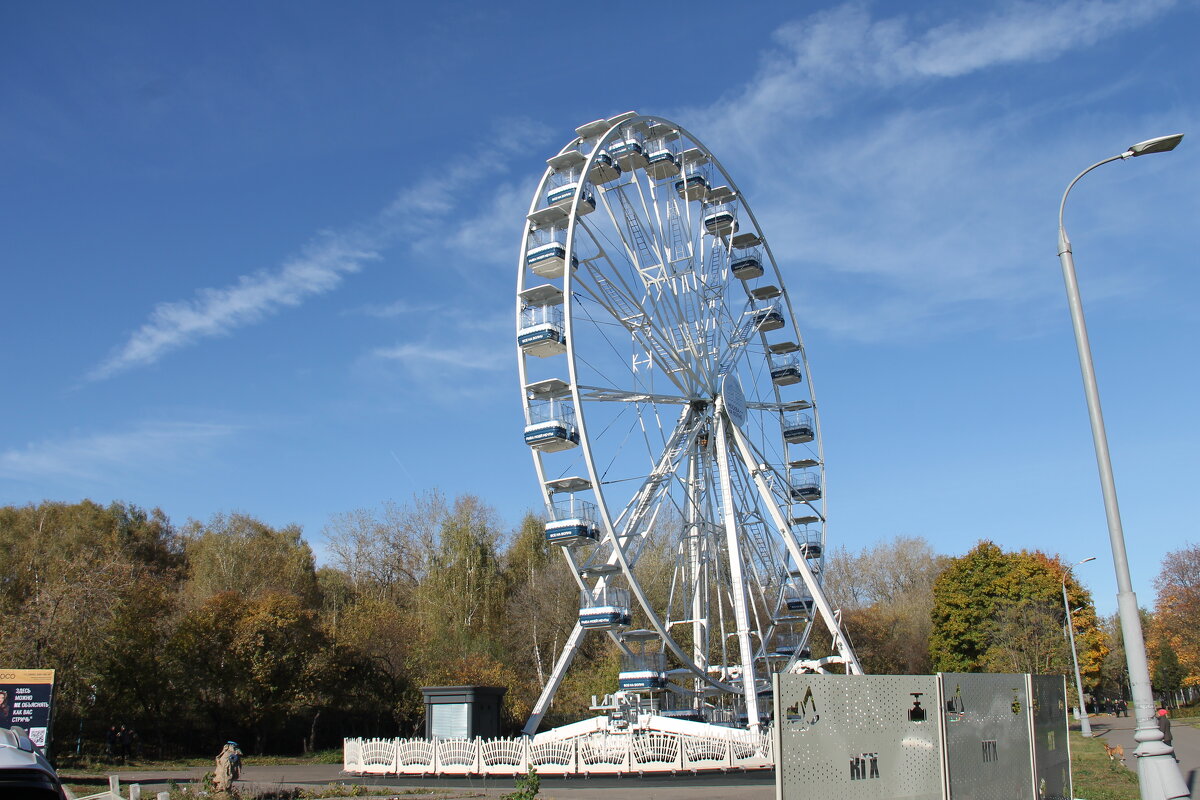 АТТРАКЦИОН КОЛЕСО ОБОЗРЕНИЯ В ПАРКЕ - Валентина 