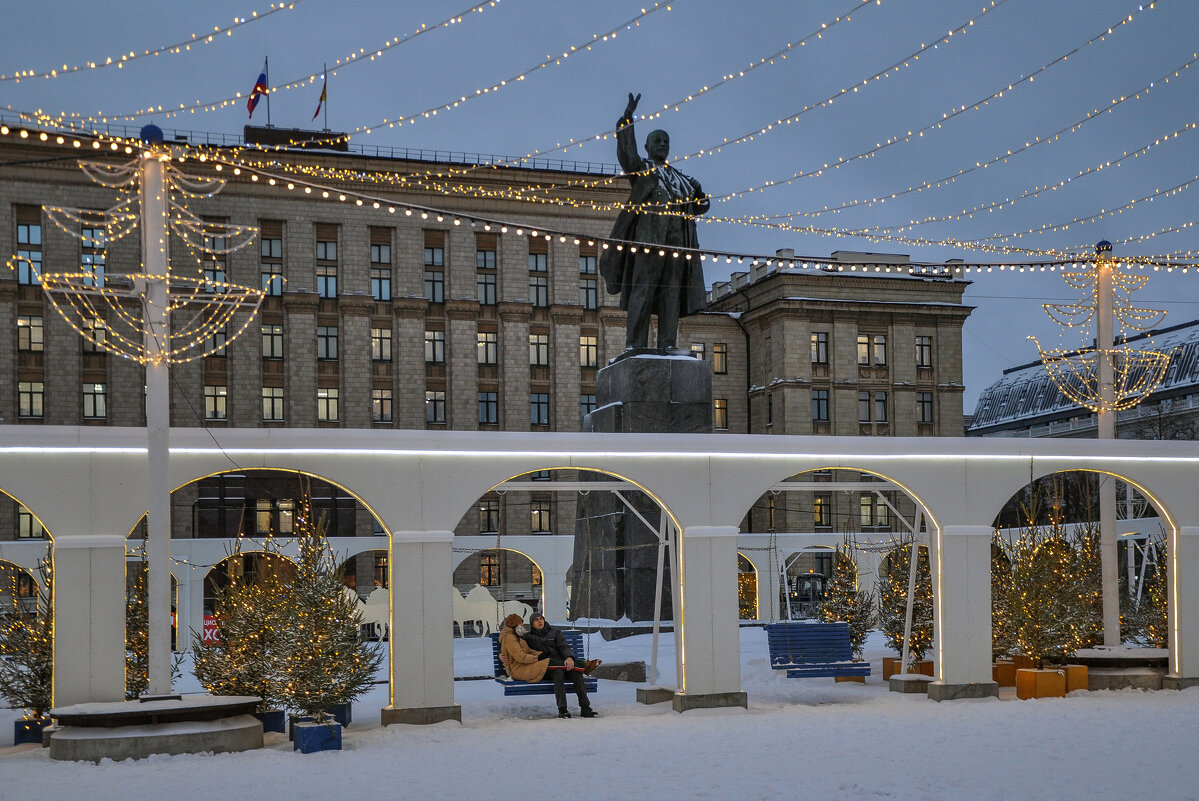 Новогодняя площадь Ленина - Татьяна Машошина