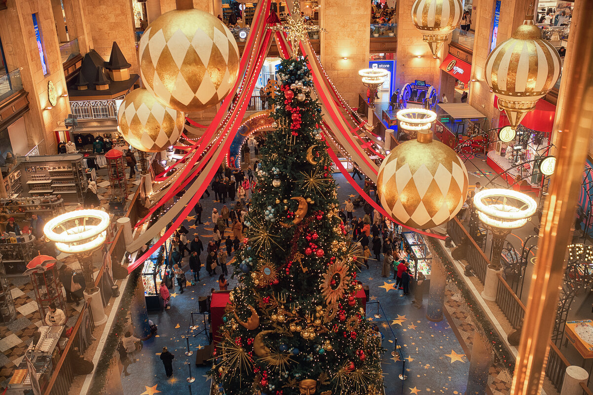 Новогодние инсталляции в Детском мире - Лилия .