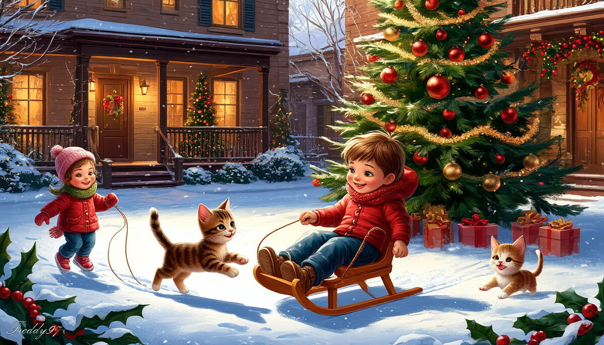 Мы на саночках катались... - Freddy 97