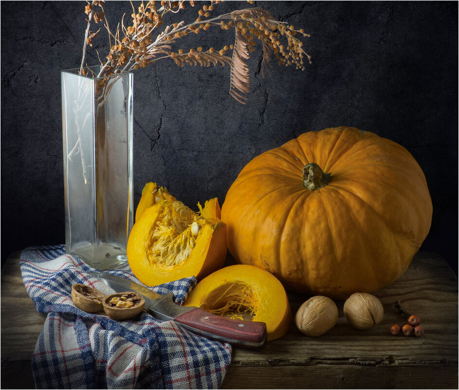 Натюрморт с тыквой... - Алексей Мезенцев Натюрморт с тыквой... - Алексей Мезенцев