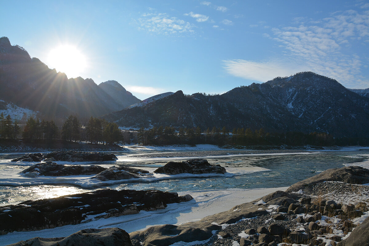 Зимняя Катунь - Валерий Медведев Зимняя Катунь - Валерий Медведев