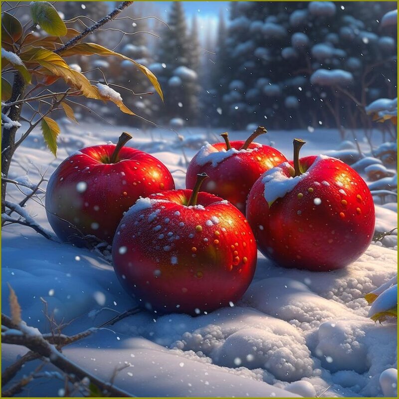 Яблоки на снегу ... - Валентина Надсон