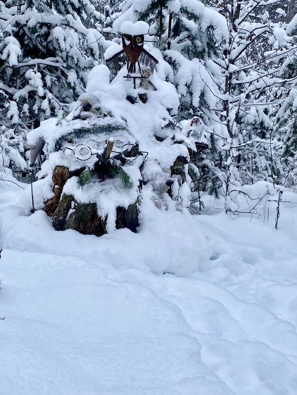 Чудище-снежище. - Людмила Гулина