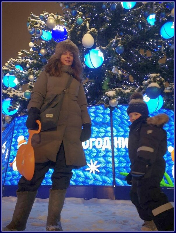 Новогодняя Москва. - Ольга Довженко