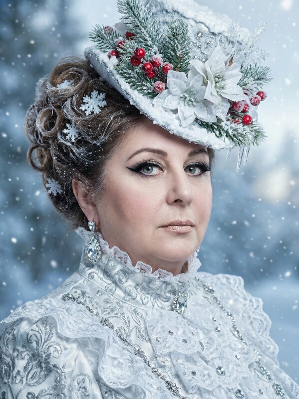 Портрет женщины к Новому Году - Сергей Винтовкин