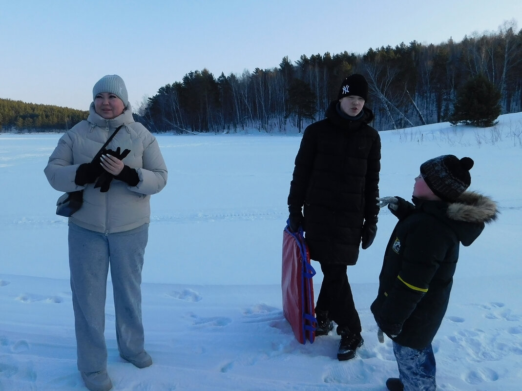 Инструктаж перед подъёмом на горку - Владимир Кириченко