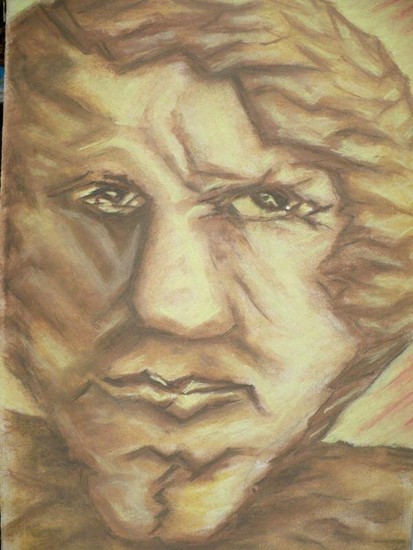 Из цикла "Боль". Пастель. 1989 г. - Валерий Кокорев