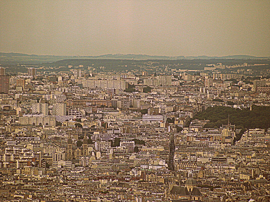 Париж. Панорама с башни Монпарнас. - Владимир Драгунский